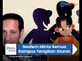 tak goyah meski permendikbud ppks tuai kritik nadiem makarim minta semua kampus terapkan aturan