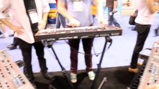 Dave Smith, Moog, Keith Emerson @ NAMM 2014