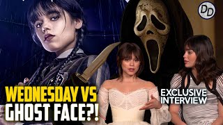Wednesday Vs Ghostface?! Jenna Ortega Reveals The Winner in Our Scream 6 Interview!