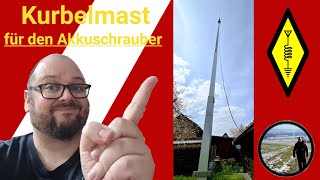 Teleskopmast Frick Flammex pull #amateurfunk  #cbfunk #antennenbau #mastbau #kurzwelle Antennenmast