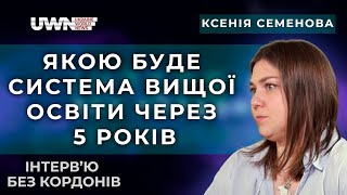 Майбутнє НАУ: Революційні зміни та виклики під час війни. В.о. ректора Ксенія Семенова