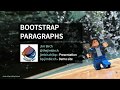 Bootstrap Paragraphs