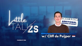 Little talkZS /w Cliff from the Netherlands! (Additional Degree MBA Student Edition)