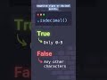 How to use Python's .isdecimal() method