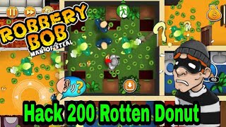 Robbery Bob Hack: Pranking Police VS 200 Rotten Donut