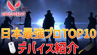 VALORANT日本最強プロTOP10の使用デバイスを紹介