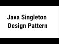 Java Singleton Design Pattern with Examples and code #java #SingletonDesignPattern