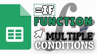 Use IF Function with Multiple Conditions in Google Sheets (AND Function)