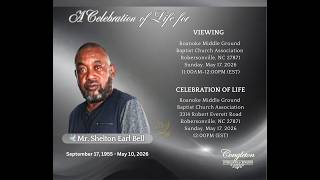 Homegoing Celebration for Mr. Shelton Earl Bell