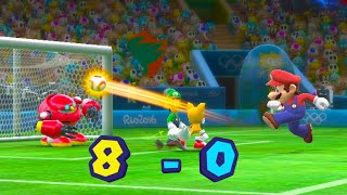 [Mario & Sonic at the Rio 2016 Olympic Games ] the Difference Between Football and Duel Football