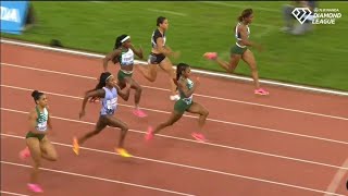 Full Race | Sha'Carri Richardson Defeated Elaine Thompson Herah In Epic 100m At Zurich DL 2023