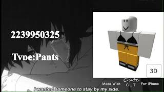 Girl Outfit Roblox Clothing Codes