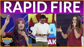 Rapid Fire | Khush Raho Pakistan Season 9 | TikTokers Vs Pakistan Star | Faysal Quraishi Show