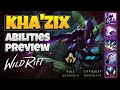 kha'zix Abilities quick preview  - wild rift