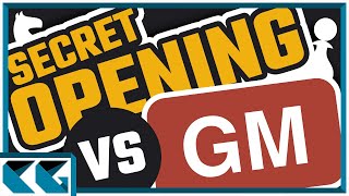 My SECRET Chess Opening BEATS GM!!!! (AMAZING Chess Gambit AGAINST Scandinavian Defense)