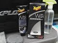 Meguiar's black wax test review