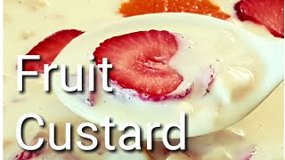 ফ্রুট কাস্টার্ড দারুণ মজার রেসিপি Fruit Custard Recipe How to make fruit custard bangla recipe..