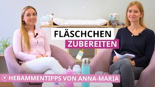 Baby Fläschchen richtig zubereiten | Welche Flaschen \u0026 Zubehör | Hebammentipps von Anna-Maria