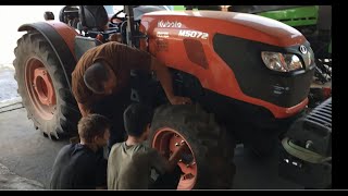 KUBOTA 5072 BAHÇE TRAKTÖRÜMÜZÜN LASTİKLERİNİ GENİŞLETTİK.