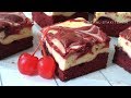 RESEP RED VELVET CHEESECAKE BROWNIES -  HOW TO MAKE RED VELVET CHEESECAKE BROWNIE