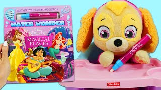 Story Time with Paw Patrol Baby Skye & Disney Princess Water Wonder | Educational Kids Toy Videos!