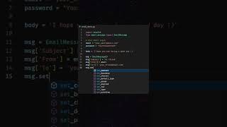 Email Script in Python