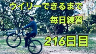 ウイリーできるまで毎日練習216日目【MTB ダニエル編】