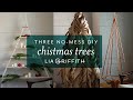 Three No Mess DIY Christmas Trees