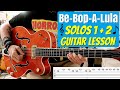 Be-Bop-A-Lula - Both Solos w/TAB [Gene Vincent and his Blue Caps] Guitar Lesson