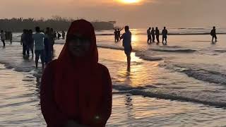 সমুদ্র কন্যা কুয়াকাটায় সূর্য উদয়। sun rise at kuakata sea beach, #bangladesh