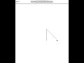 Python Turtle - Draw letter N