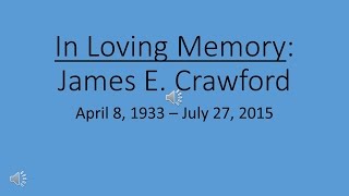 Grandpa's Memorial Presentation - 2015