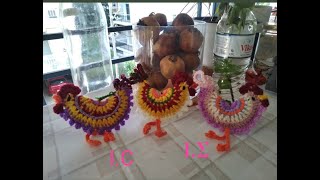 πλέξιμο με βελονάκι κότα κρεμαστή μέρος 1.crochet hen hanging part 1. tutorial. irene crochet