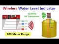 How to make Wireless Water Level Indicator with Alarm using 433MHz RF Transceiver Module