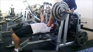 Luke Cross- 130kg x 3 Bench Press (u90kg)