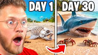 BECKBROS React To 30 DAY BEACH SIMULATION