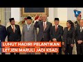 Momen Luhut Hadiri Langsung Pelantikan Letjen Maruli Jadi KSAD