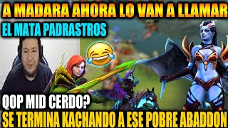 😤KINGTEKA  ABUSA DE UN ABADDON MEDIO, PERO MADARA LE REVIENTA SU ANUBIS A SU QOP XD |Dota 2 ✅