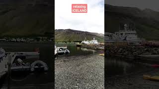RELAXING NATURE in ICELAND #iceland #viral #travel #trendingshorts #cruiseship #ship #viralvideo