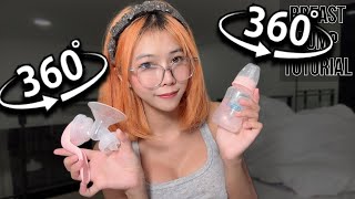 360° [4K] Breastfeeding with Yumi | Tips \u0026 Breast Pump Tutorial | Pump With Me