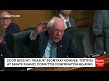 sanders grills bessent on raising wages will you work to raise the federal minimum wage