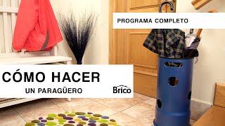 Cómo hacer un PARAGÜERO reutilizando materiales 🌂 ¡DIY fácil y económico! 👩‍🏭 Bricomania