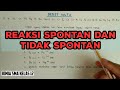 Reaksi Spontan dan Tidak Spontan -Deret Volta - Soal dan Pembahasan