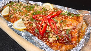 CÁ NƯỚNG CẤP TỐC - KHÔNG CẦN ƯỚP CÁ - Cách làm CÁ HỒI NƯỚNG đơn giản, ai cũng mê - Mai Khôi.