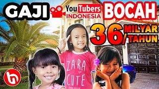 BOCAH Ingusan Berpenghasilan Milyaran! Inilah 5 Youtuber Bocah Paling Kaya Raya Di Indonesia