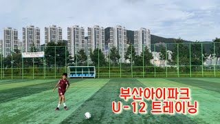 부산 아이파크 u12 유소년 트레이닝