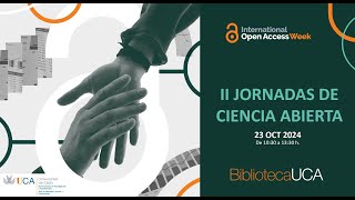 📗 II JORNADAS DE CIENCIA ABIERTA