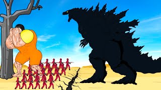 Evolution Of GODZILLA EARTH \u0026 KONG, MECHAGODZILLA Playing Squid Game 2 Animation | 어몽어스 오징어 게임 2