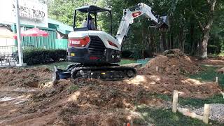 Bobcat E42 R2 Long Arm X Connect Mini Excavator Mini Review (Came With a Radio!!)