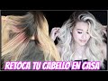 NO GASTES MAS $ RETOCA TU CABELLO EN CASA SIN MALTRATARLO TUTORIAL PASO A PASO